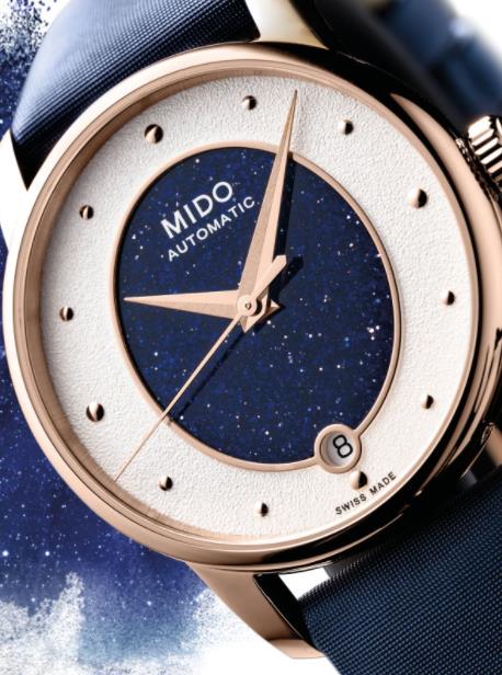 The elegant replica watches are designed for females.